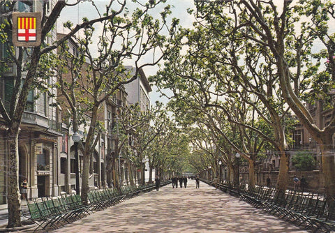 POSTAL B12203: MANRESA: PASEO PEDRO III