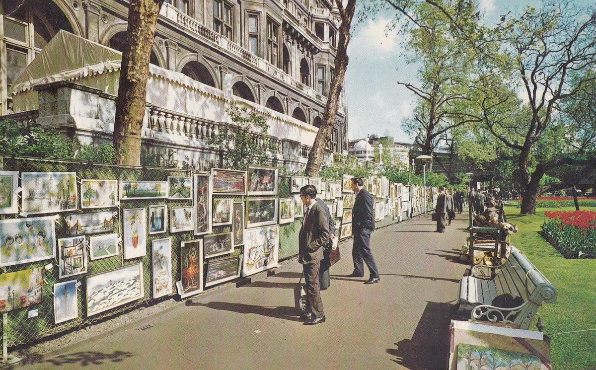 POSTAL B12190: LONDRES: JARDINES EMBANKMENT