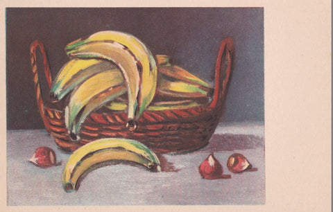 POSTAL B12227: BODEGON DE FRUTAS. DIVERSOS ASPECTOS. PINTURA AL OLEO. ANONIMO