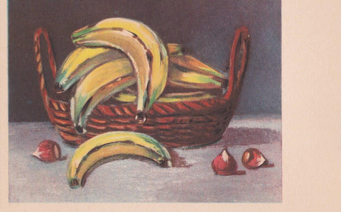 POSTAL B12226: BODEGON DE FRUTAS. DIVERSOS ASPECTOS. PINTURA AL OLEO. ANONIMO