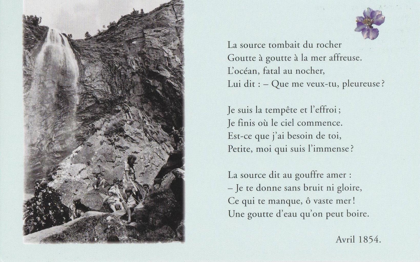 POSTAL B12143: VICTOR HUGO. MES DEUX FILLES. MICHEL MAIOFISS