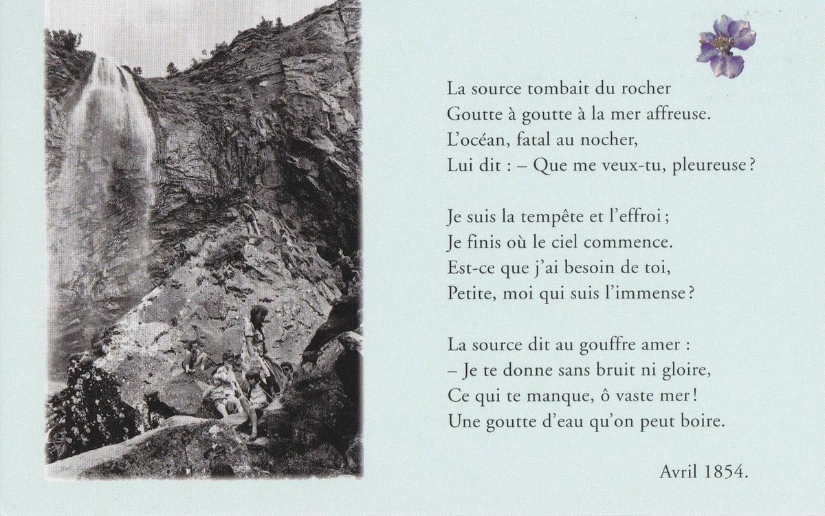 POSTAL B12143: VICTOR HUGO. MES DEUX FILLES. MICHEL MAIOFISS