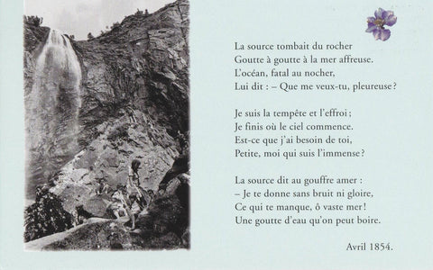 POSTAL B12143: VICTOR HUGO. MES DEUX FILLES. MICHEL MAIOFISS