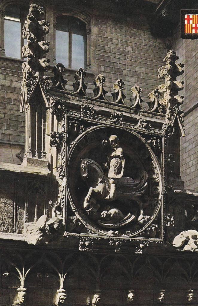 POSTAL B12163: BARCELONA: BARRIO GOTICO. DIVERSOS ASPECTOS