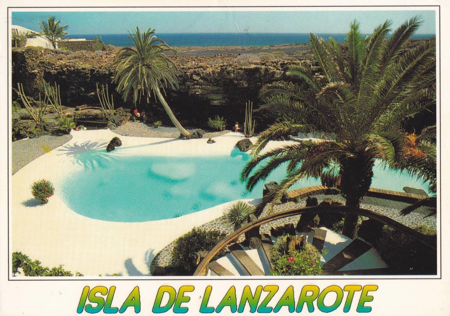 POSTAL B12177: LANZAROTE: JAMEOS EN EL AGUA