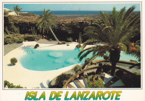 POSTAL B12177: LANZAROTE: JAMEOS EN EL AGUA