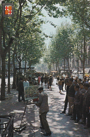 POSTAL B11845: BARCELONA: RAMBLA DE LAS FLORES