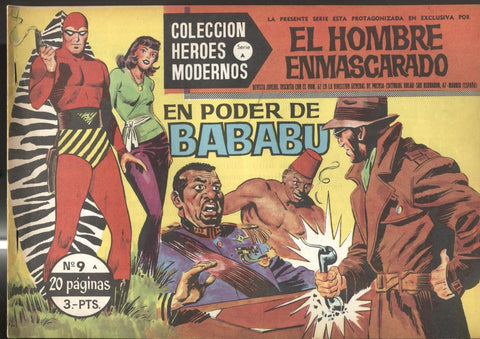 Dolar: Heroes Modernos serie A: El Hombre Enmascarado (the Phantom) numero 09: en poder de Babadu