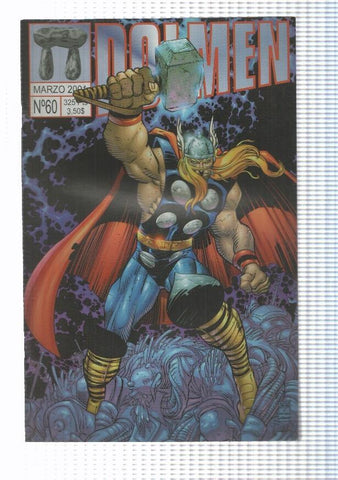 Dolmen: num 60 (marzo 2001) año VIII - Dossier Rob Liefeld, Portada: John Romita Jr.