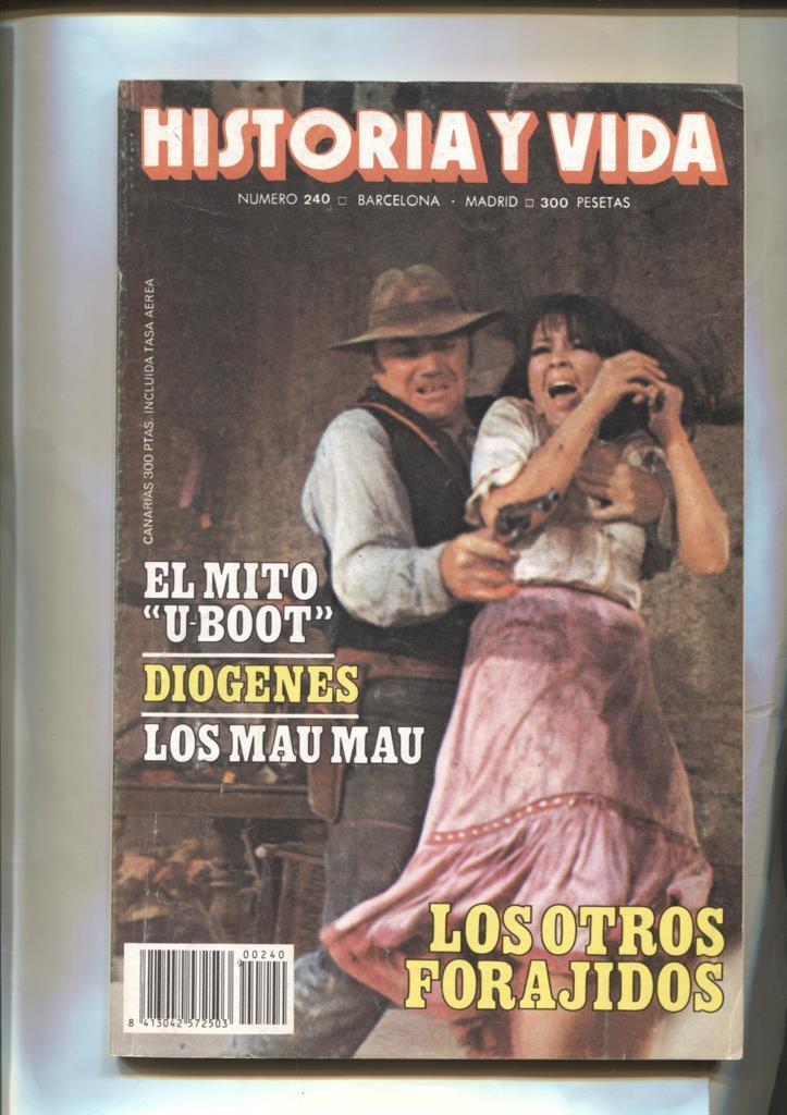 Historia y Vida numero 240: Los Mau Mau, Diogenes, El mito U-Boot