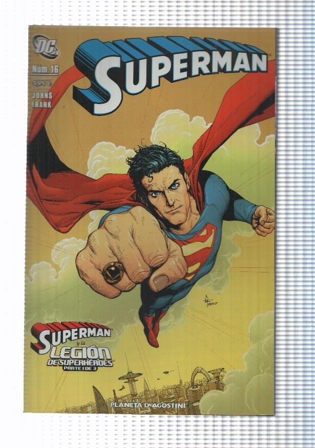 Planeta: Superman vol. II num 16 (2008) - Superman y la Legion de Superheroes. Johns, Franl