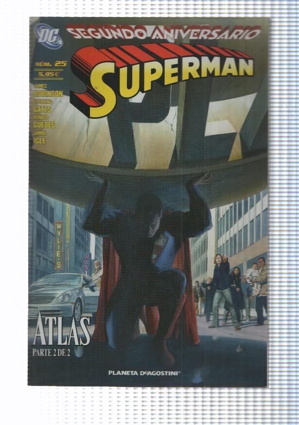 Planeta: Superman vol. II num 25 (2009) - Atlas parte 2 de 2. Gates, Robinson