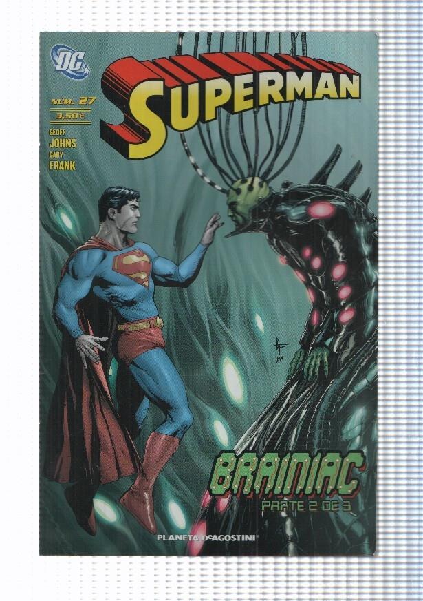 Planeta: Superman vol. II num 27 (2009) - Brainiac parte 2 de 3. Johns, Frank