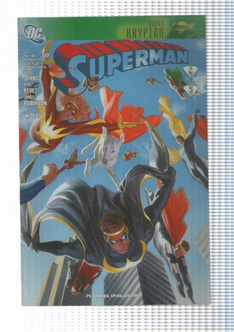 Planeta: Superman vol. II num 30 (2009) - Nuevo Krypton parte 2 de 5. Johns, Frank