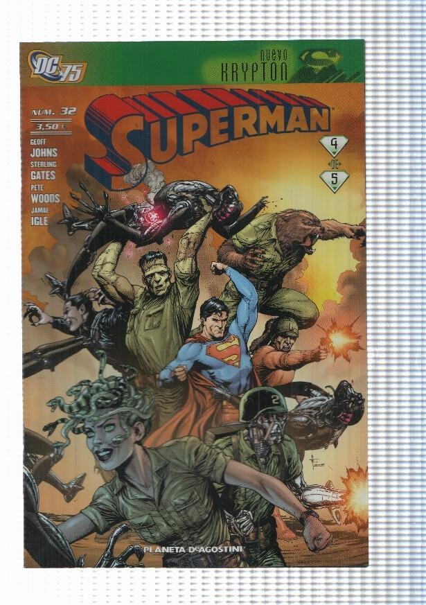 Planeta: Superman vol. II num 32 (2010) - Nuevo Krypton parte 4 de 5. Johns Gates