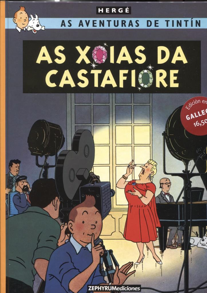 As aventuras de Tintin edicion en GALLEGO: As Xoias da Castafiore