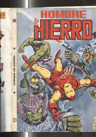 Surco: Hombre de Hierro retapado numeros 1 al 5 (numerado 2 en trasera)