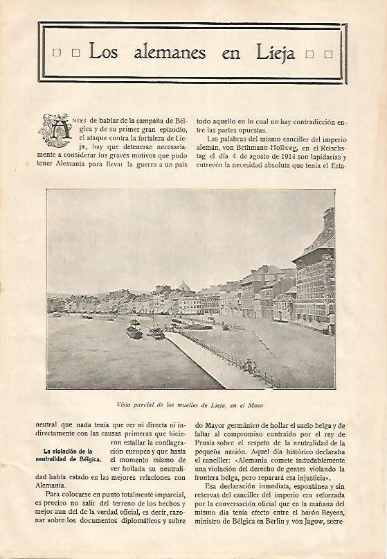 LAMINA 13578: Vista parcial de los muelles de Lieja 