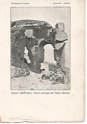 LAMINA 13790: Puerta del Teatro Romano de Sagunto, fotografia de Laurent