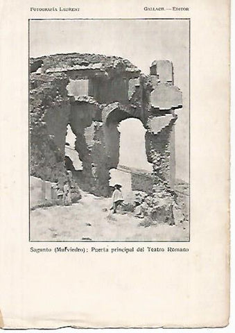 LAMINA 13790: Puerta del Teatro Romano de Sagunto, fotografia de Laurent