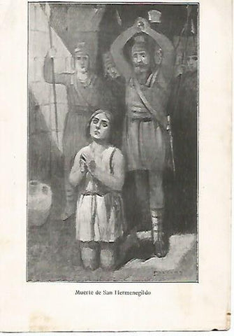 LAMINA 13787: Muerte de San Hermenegildo