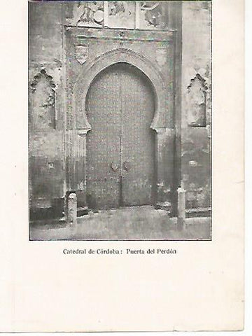 LAMINA 13780: Puerta del Perdon de la Catedral de Cordoba
