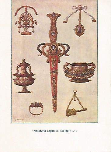 LAMINA 13795: Orfebreria española del siglo XVI