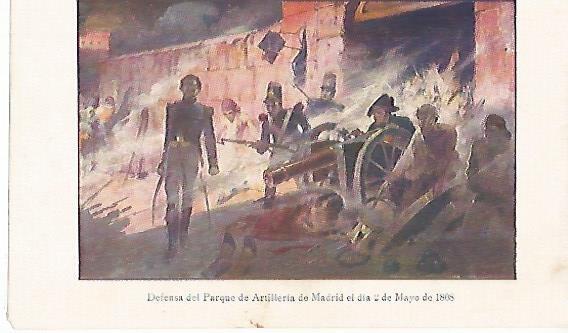 LAMINA 13810: Defensa del Parque de Artilleria de Madrid el 2 de mayo de 1808