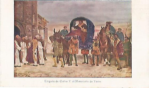 LAMINA 13807: Llegada de Carlos V al Monasterio de Yuste