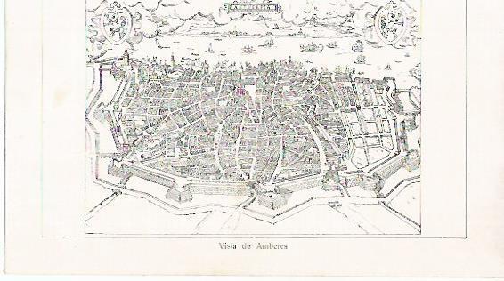LAMINA 13805: Vista de Amberes