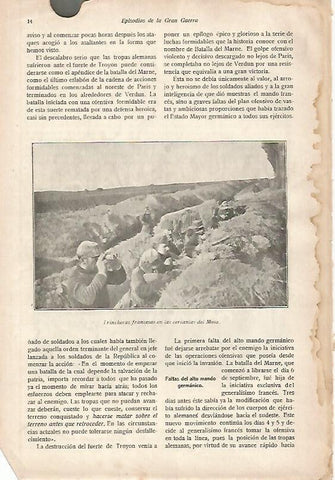 LAMINA 13739: Trincheras francesas cerca del Mosa