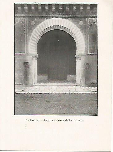 LAMINA 13773: Puerta morisca de la Catedral de Cordoba