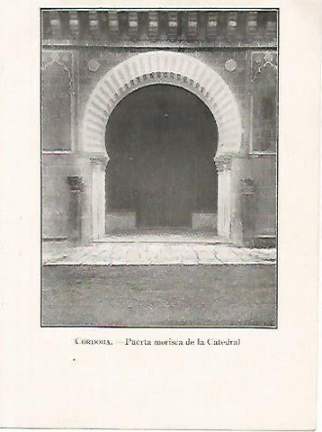 LAMINA 13773: Puerta morisca de la Catedral de Cordoba