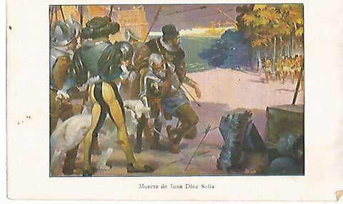 LAMINA 13815: Muerte de Juan Diez Solis