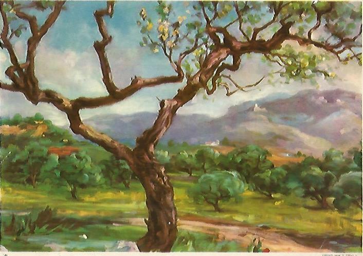 LAMINA 13867: Paisaje, numero 46