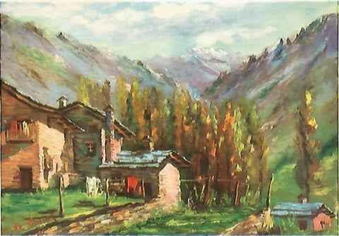 LAMINA 13866: Paisaje, por De Olmos. Numero 121-1