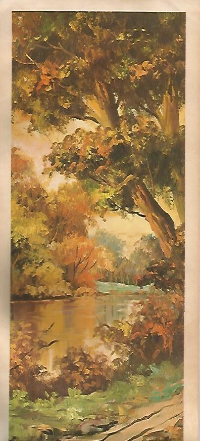 LAMINA 13860: Paisaje de un rio, numero 43