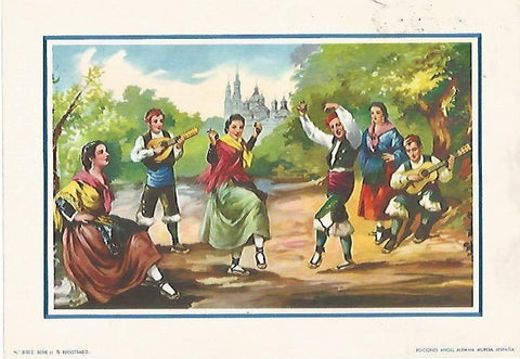 LAMINA 13890: Bailando jotas, numero 51002