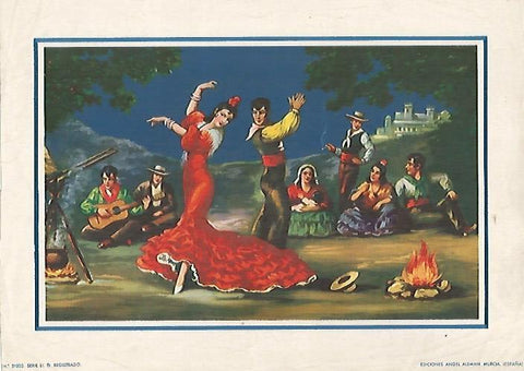 LAMINA 13888: Baile flamenco, numeero 51003