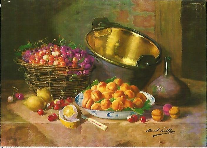 LAMINA 13880: Bodegon, por B. N. Numero 2697