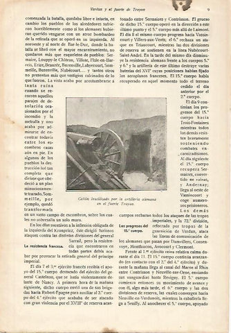 LAMINA 13737: Cañon aleman en el fuerte Troyon