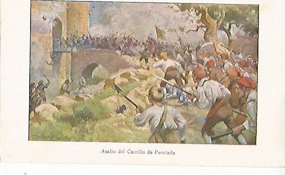 LAMINA 13830: Asalto al Castillo de Perelada