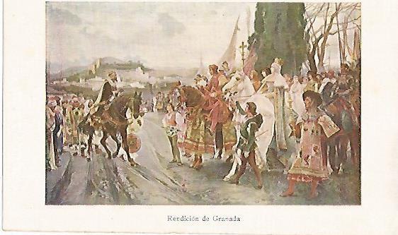 LAMINA 13828: Rendicion de Granada