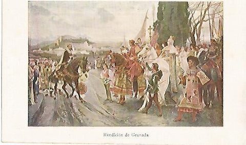 LAMINA 13828: Rendicion de Granada