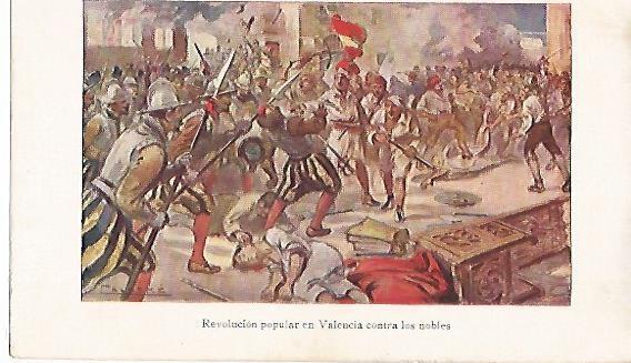LAMINA 13823: Revolucion en Valencia contra los nobles