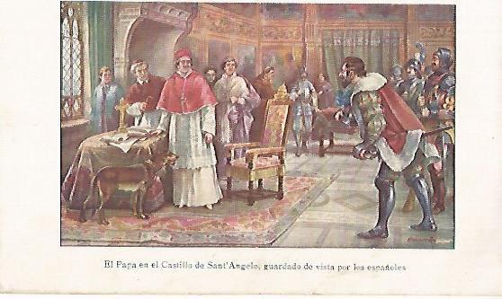 LAMINA 13819: EL Papa en el Castillo de Sant'Angelo