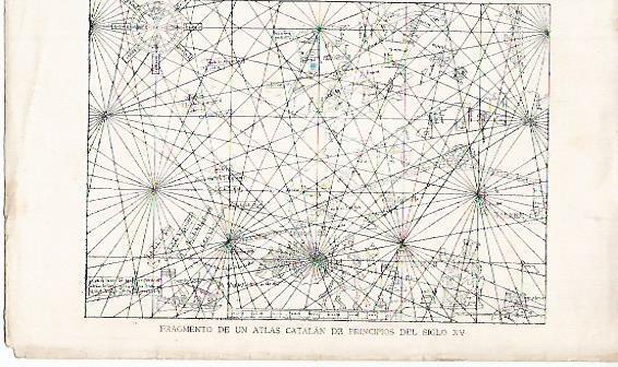 LAMINA 13824: Fragmento de Atlas catalan del siglo XV