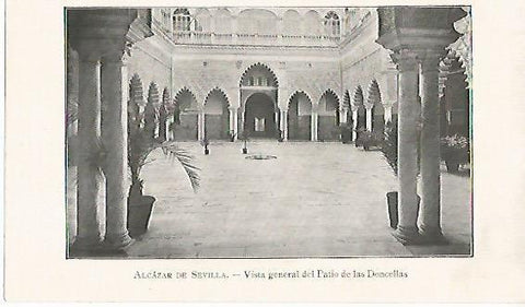 LAMINA 13834: Patio de las Doncellas del Alcazar de Sevilla