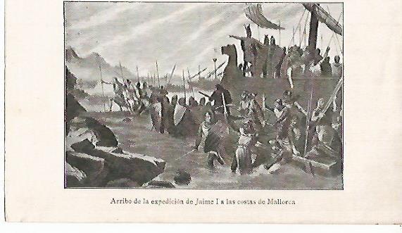 LAMINA 13836: Expedicion de Jaume I a las costas de Mallorca