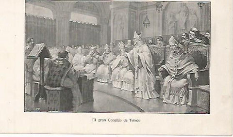 LAMINA 13849: Concilio de Toledo
